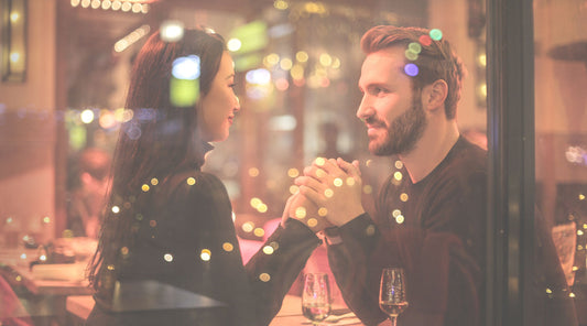 Man and Woman on a Dinner Date