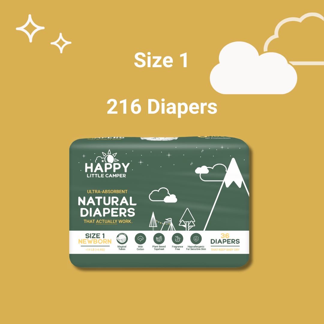 Happy Little Camper Bundle and Save (Diapers + Wipes) Happy Little Camper
