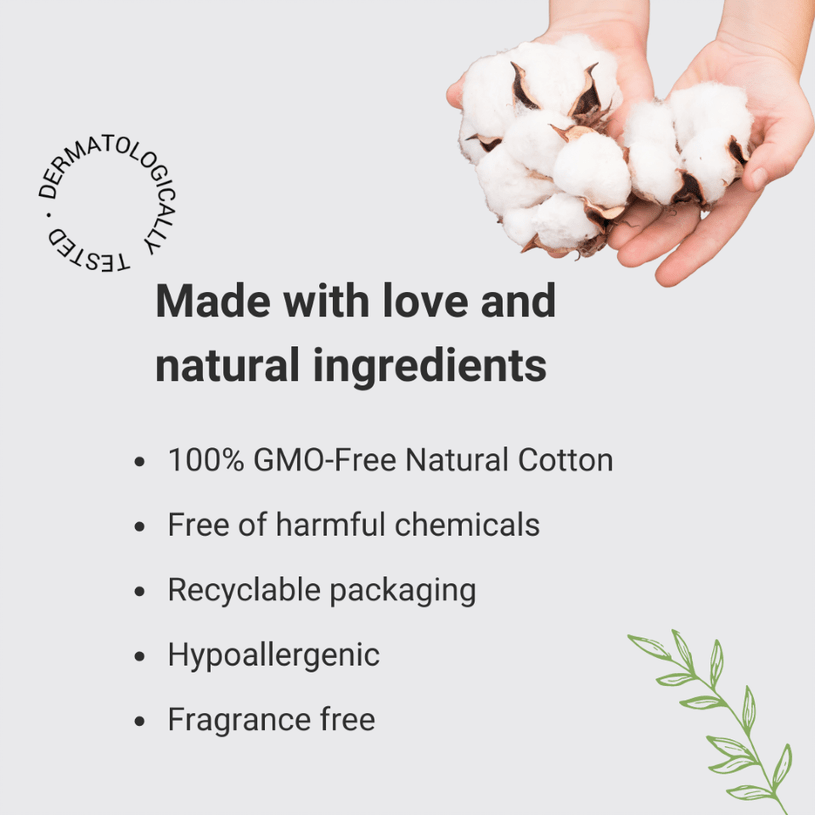 Happy Little Camper 100% Natural Cotton BPA-Free Compact Applicator Tampons (Regular)
