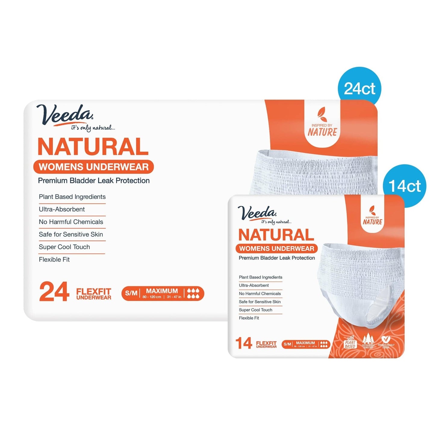Happy Little Camper Natural Postpartum Underwear for Women Happy Little Camper