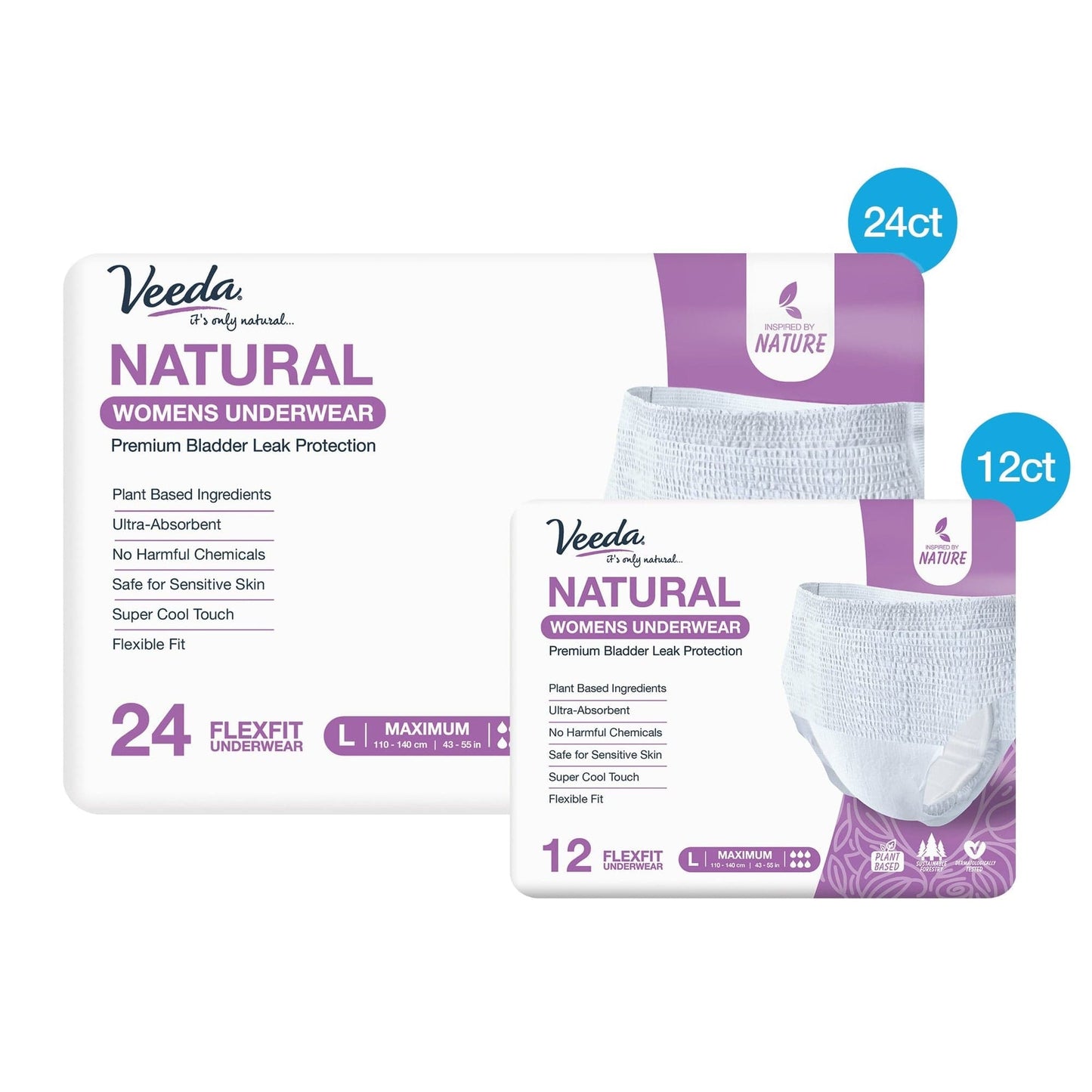 Happy Little Camper Natural Postpartum Underwear for Women Happy Little Camper