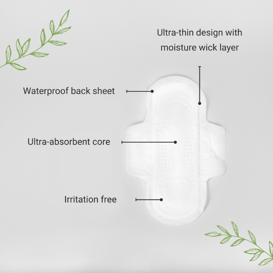 Happy Little Camper Ultra Thin Natural Cotton Day Pads Happy Little Camper
