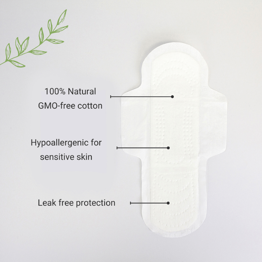 Happy Little Camper Ultra Thin Natural Cotton Night Pads Happy Little Camper