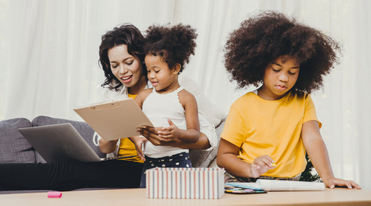 BALANCING WORK + KIDS AT HOME