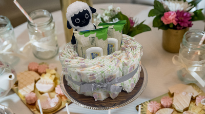 How to make a folding diaper cake (non-rolled)
