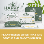 Happy Little Camper Natural Flushable Wipes
