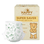 Happy Little Camper Premium Baby Diapers, Size 5, Walker 31-35 lbs