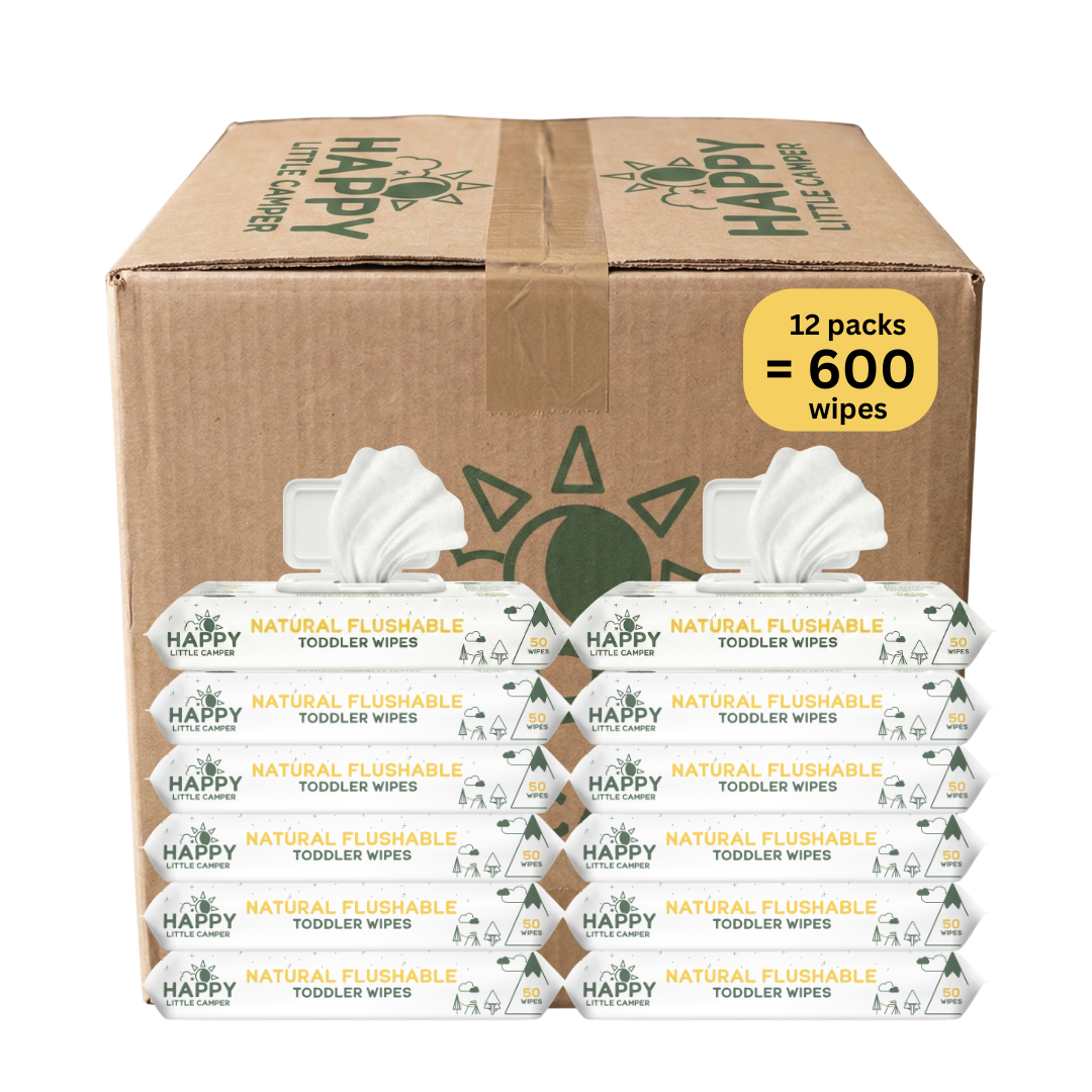 Happy Little Camper Natural Flushable Wipes