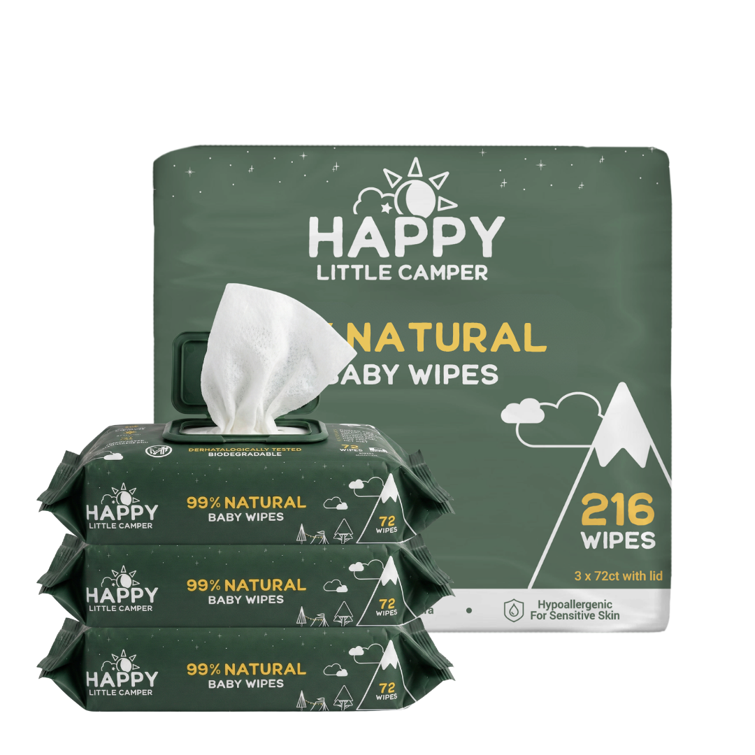 COMING SOON Happy Little Camper Natural Baby Wipes