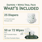 Happy Little Camper Diaper & Wipes Trial Pack