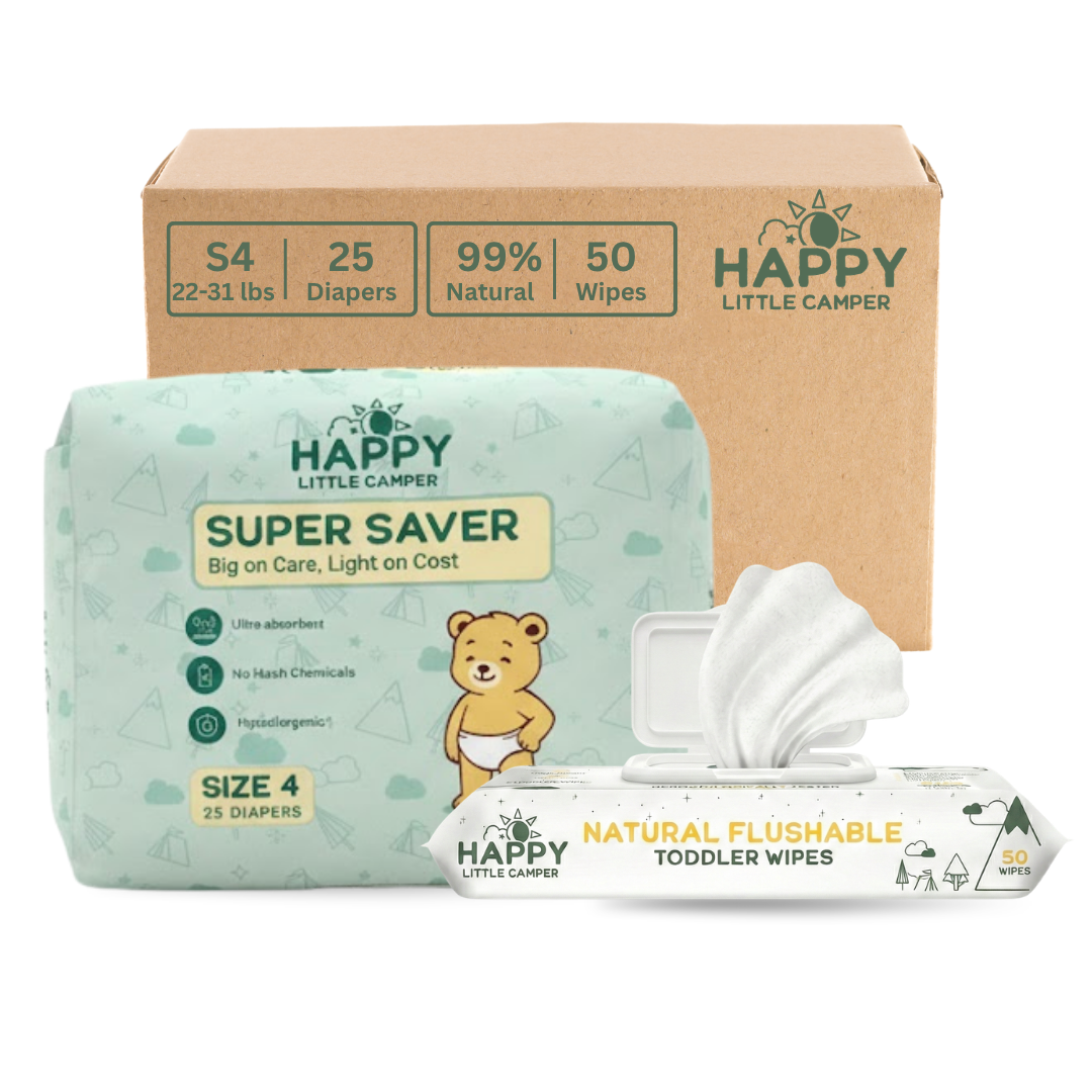Happy Little Camper Diaper & Wipes Trial Pack
