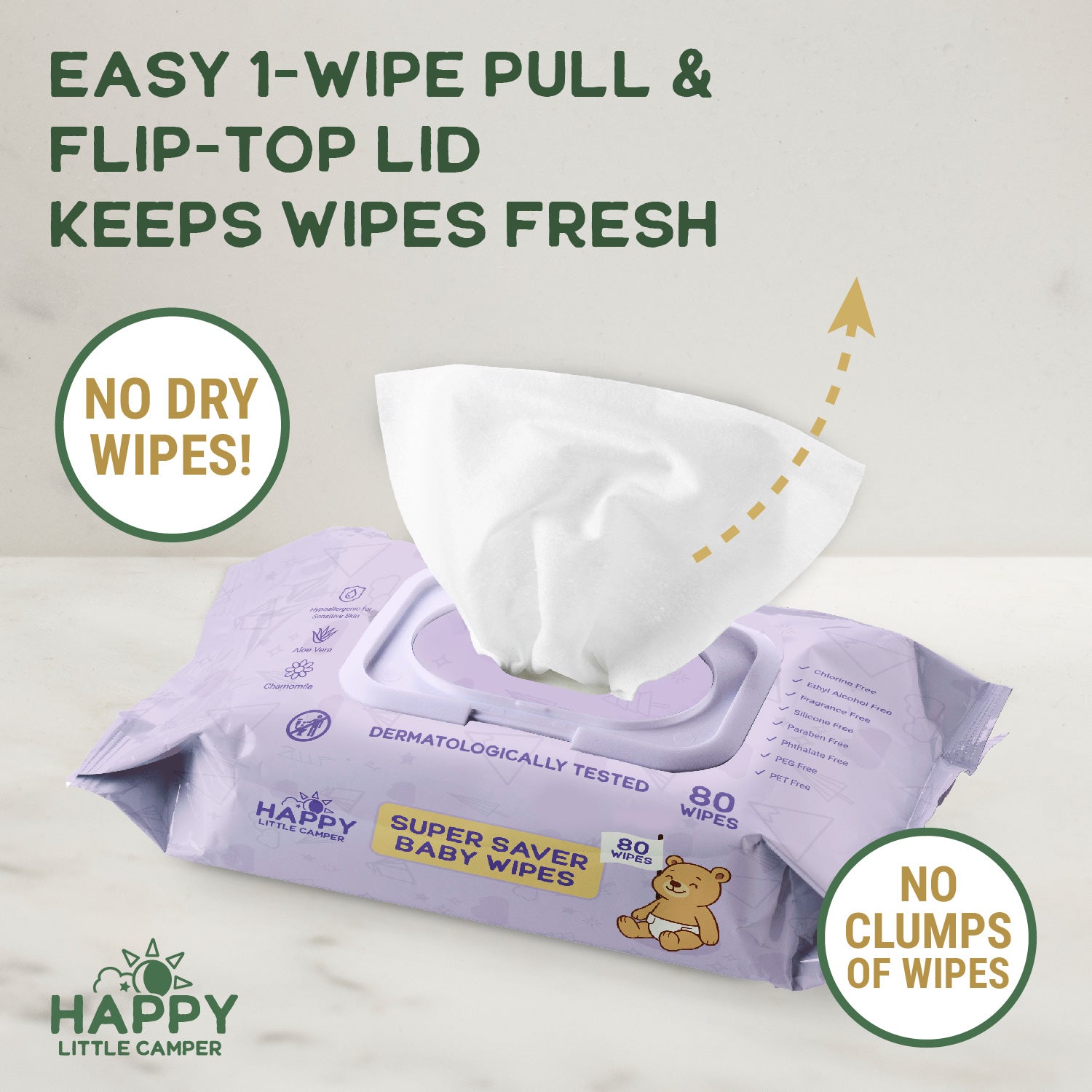 COMING SOON Happy Little Camper Baby Wet Wipes
