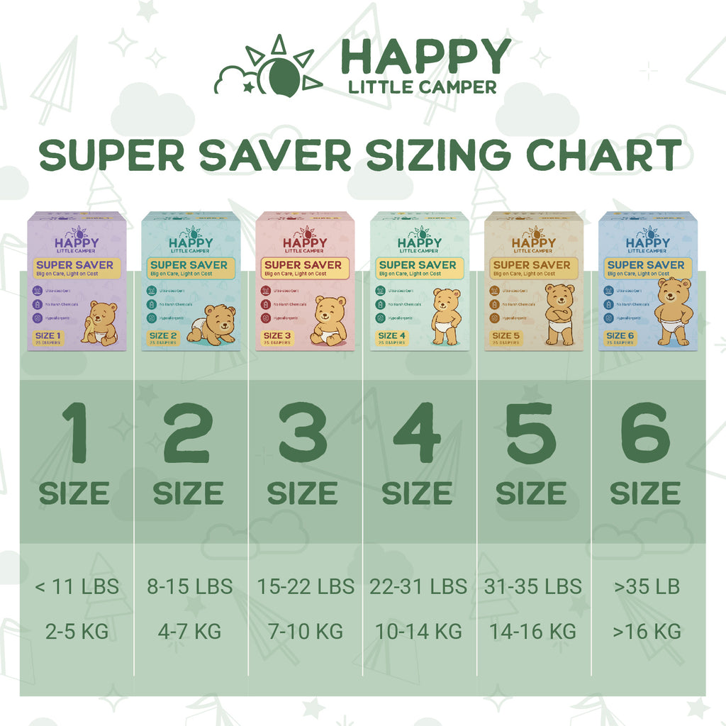 Happy Little Camper Diaper & Wipes Trial Pack