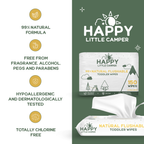 Happy Little Camper Natural Flushable Wipes