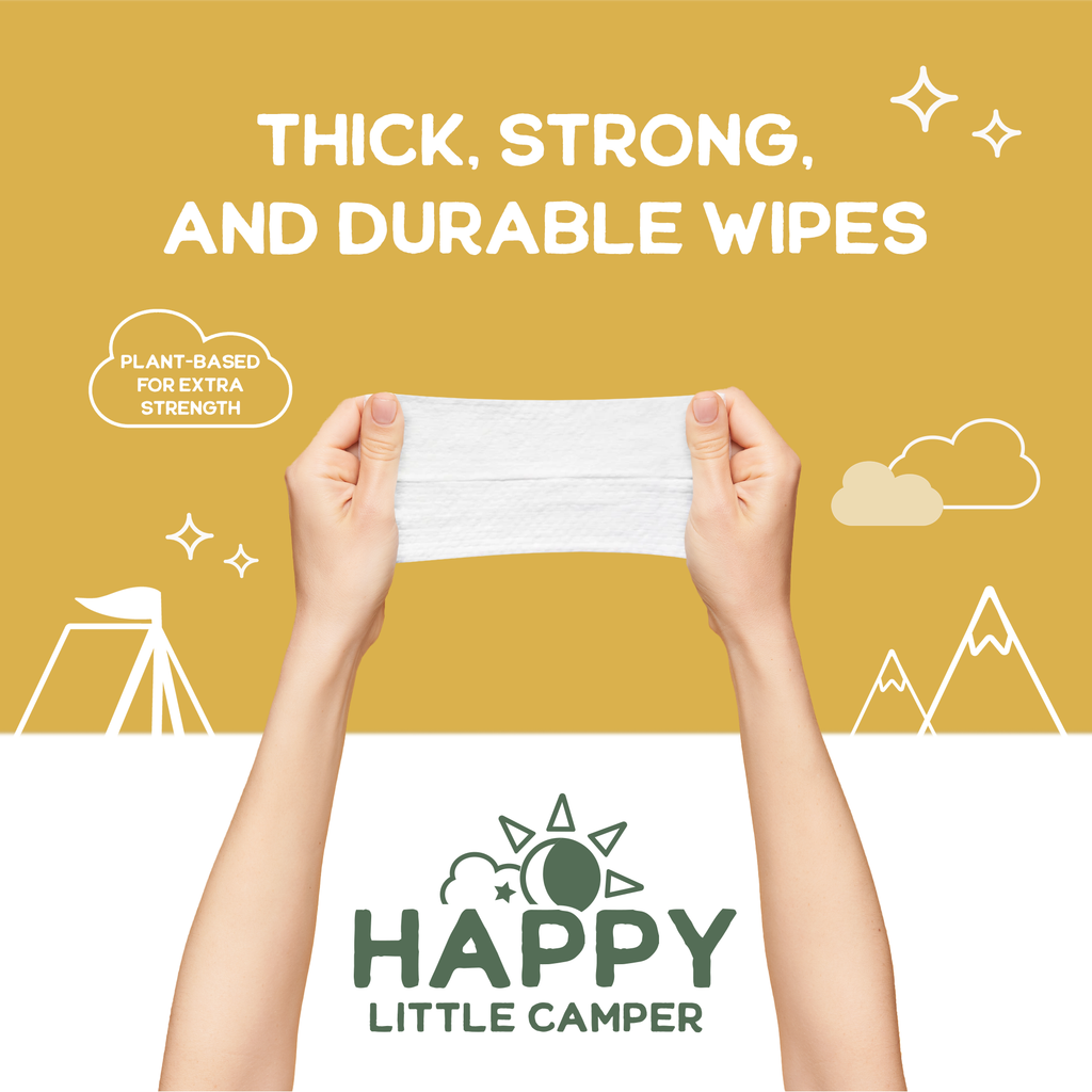COMING SOON Happy Little Camper Natural Baby Wipes