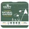 Happy Little Camper Diapers 186 Size 3 Ultra-Absorbent Natural Baby Diapers Happy Little Camper