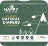 Happy Little Camper Diapers Natural, Ultra-Absorbent Baby Diapers Happy Little Camper