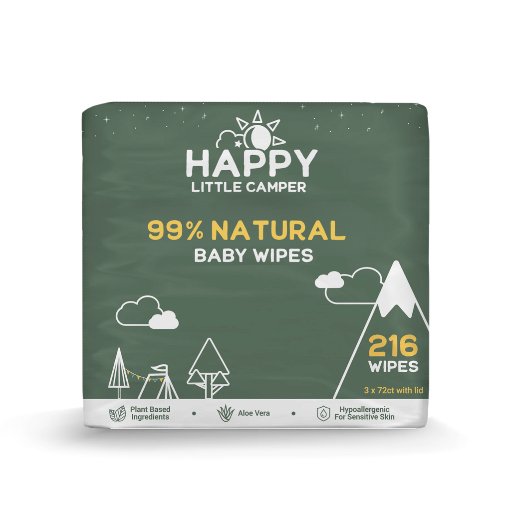 All Natural Cotton Baby Wipes With Aloe Vera Happy Little Camper