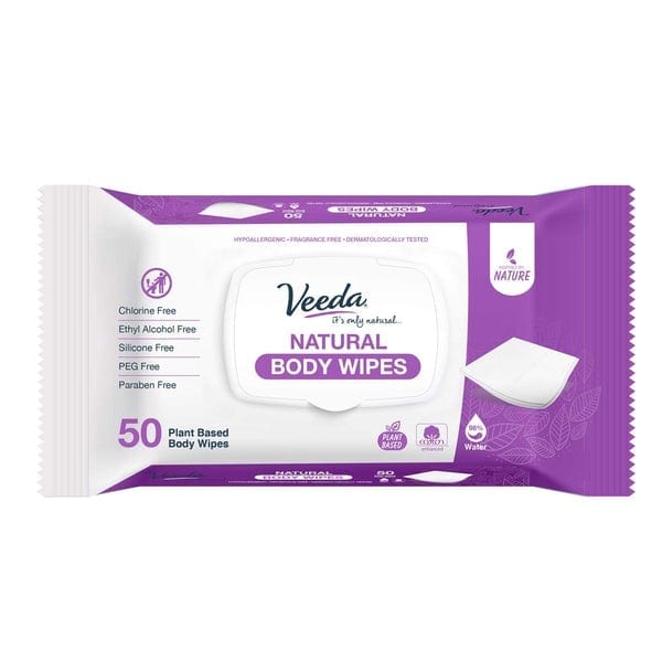 Happy Little Camper Natural Adult Cleansing Large Body Wipes Happy Little Camper